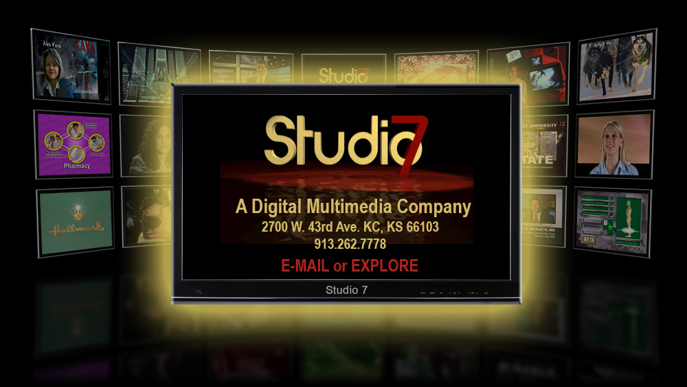Welcome to Studio 7.  Select Explore to see what we can do for you.